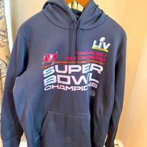 Tampa Bay Buccaneers Champions Nike Dry-Fit Sweatshirt Pullover Hoodie  Medium M